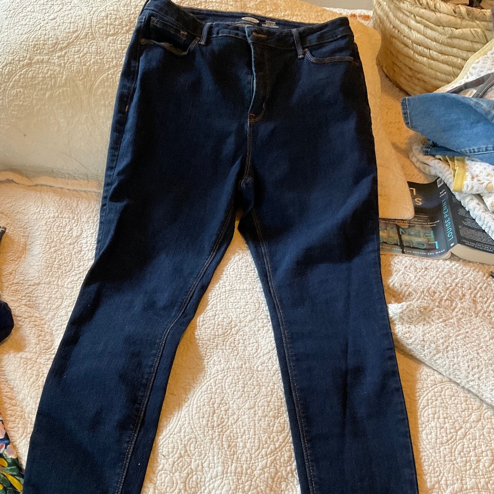 Old Navy dark wash jeans